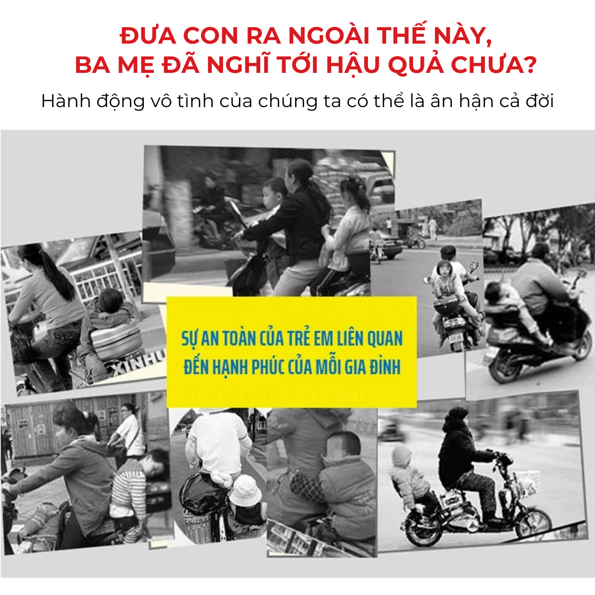 Đai đi xe máy cho bé RS3 khóa nhựa chống ngã an toàn - Ảnh 3