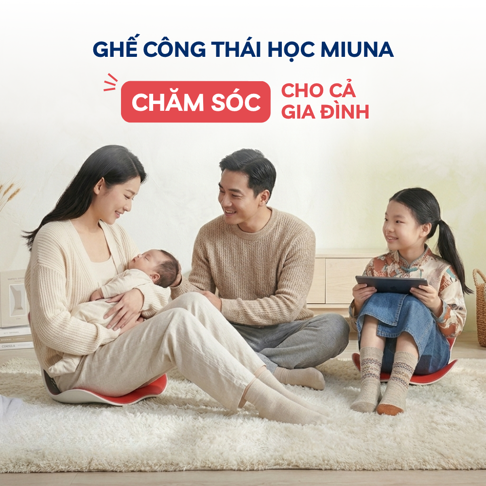 Ghế tựa lưng công thái học Miuna - Điều chỉnh tư thế ngồi, giảm đau lưng - Ảnh 12