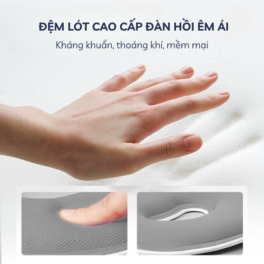 Ghế tựa lưng công thái học Miuna - Điều chỉnh tư thế ngồi, giảm đau lưng - Ảnh 8