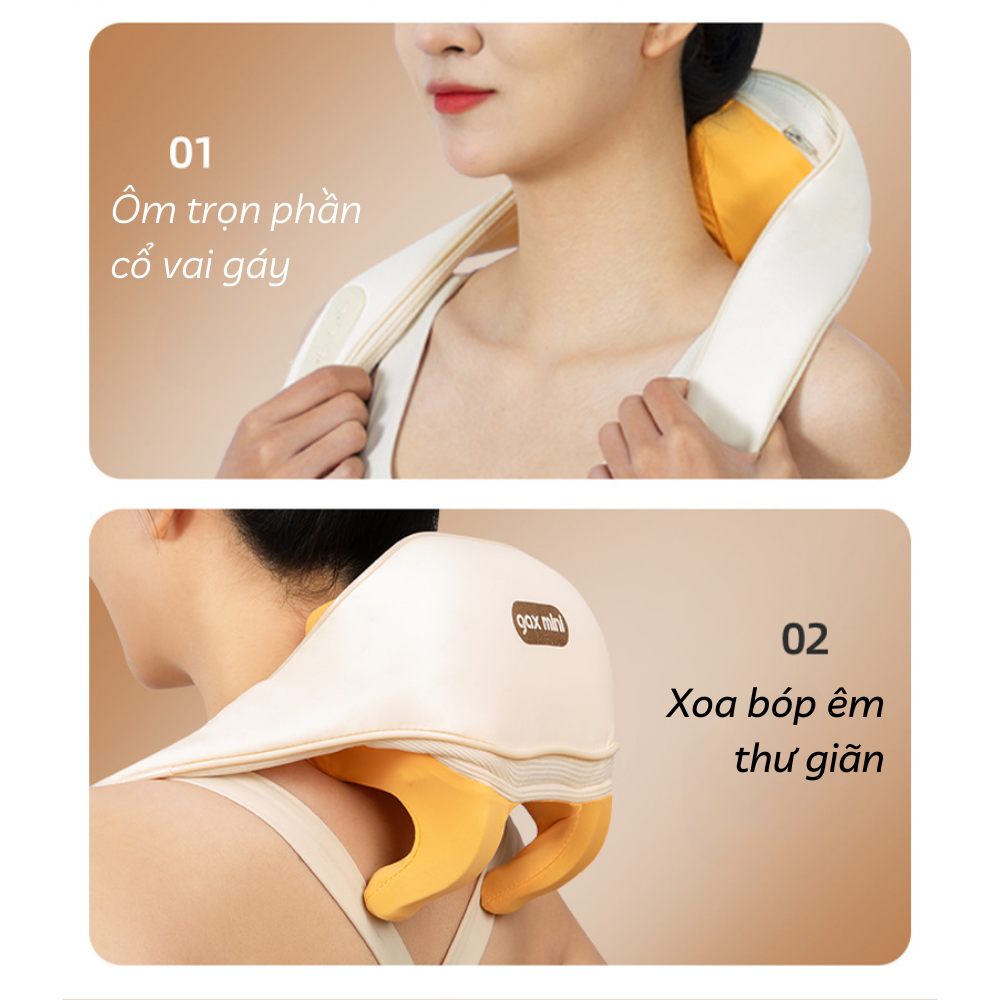 Máy Massage Cổ Vai Gáy Xoa Bóp Vật Lý GAX-8D - Ảnh 8