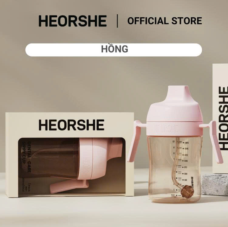 Bình tập uống nước cho bé Heorshe chuẩn nha khoa - 210ml - Ảnh 10