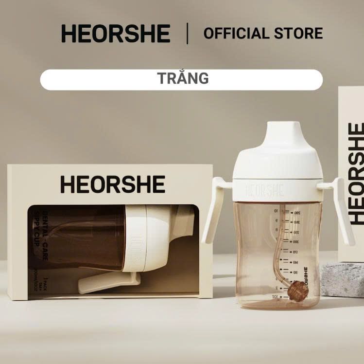 Bình tập uống nước cho bé Heorshe chuẩn nha khoa - 210ml - Ảnh 11