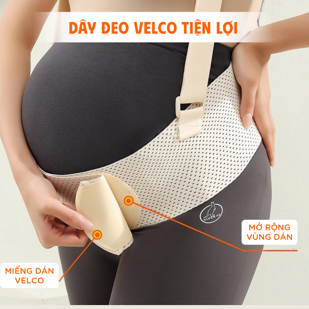 Đai nâng đỡ bụng bầu Miuna giảm đau lưng, rạn bụng, co giãn tốt - Ảnh 7